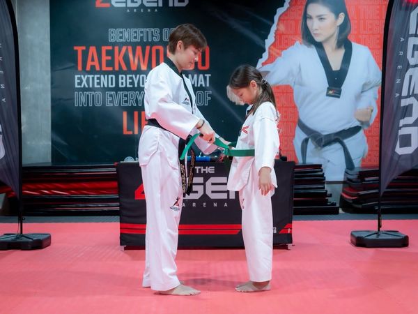 บรรยากาศคลาสเทควันโดและการแข่งขันที่ The Legend Arena หัวหิน ภาพที่ 4